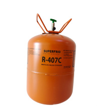 Refrigerador de suministro de fábrica 99.9% PURIDAD R407C Refrigerante R407C Gas R407C REFRIGERANT GAS
